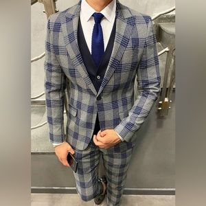 Single Button Blazer & Pants Suit